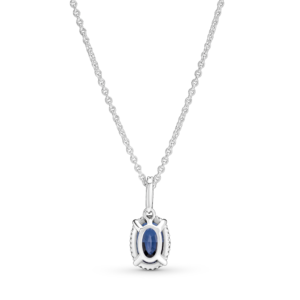 Alternative view of Dây Chuyền Bạc Pandora Timeless Mặt Đính Đá Xanh Dương