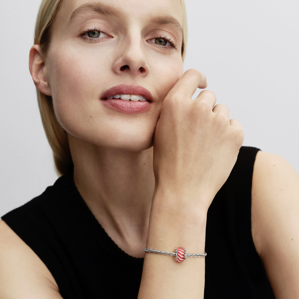 Charm Bạc Moments Murano Kẹo Ngọt (Noel) - Ảnh 2