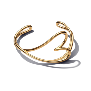 Vòng Tay Essence Mạ Vàng 14K Trái Tim Uốn Lượn