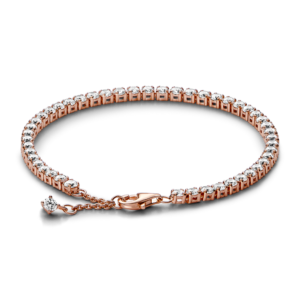 Alternative view of Vòng Pandora Timeless Tennis Mạ Vàng Hồng 14k Đính Đá