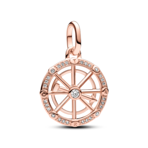 Charm Pandora ME Mạ Vàng Hồng 14K Hình Bánh Lái