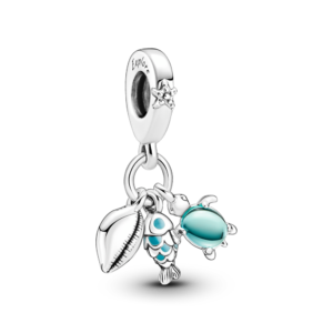 Charm Treo Pandora Moments Vỏ Ốc Cá Và Rùa