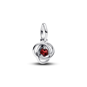 Charm Treo Đính Đá Đỏ Rực True Red Tháng 7