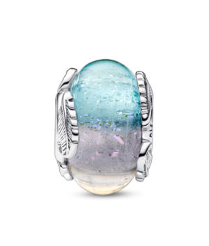 Alternative view of Charm Pandora Murano Cầu Vồng Họa Tiết Lông Vũ