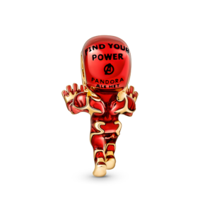 Alternative view of Charm Marvel x Pandora Mạ Vàng 14k Iron Man