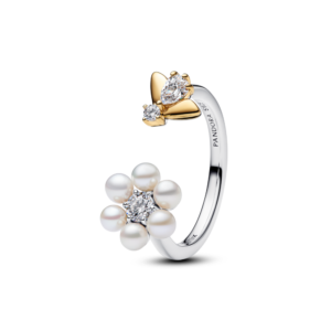 Nhẫn Bridgerton x Pandora Bạc Hoa Ong Ngọc Trai Thuần Khiết