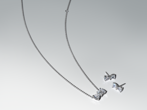 Alternative view of Hoa Tai Bạc Pandora Timeless Kẹo Ngọt (Nơ Bạc - Nhỏ)