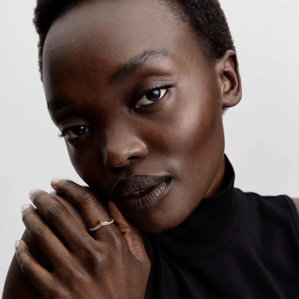 Nhẫn Pandora Disney Mạ Vàng 14K Vương Miện Công Chúa Ngủ Trong Rừng - Ảnh 3